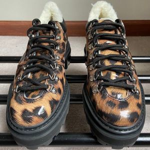 SCHUTZ Wolmen Lucille Leather Boots - NEW NWOB